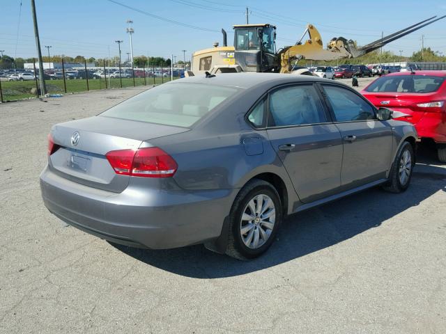 1VWAT7A39FC049361 - 2015 VOLKSWAGEN PASSAT GRAY photo 4