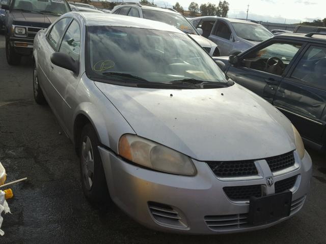 1B3EL46T25N612105 - 2005 DODGE STRATUS SX SILVER photo 1