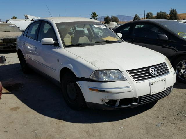 WVWMD63B33P386995 - 2003 VOLKSWAGEN PASSAT GL WHITE photo 1