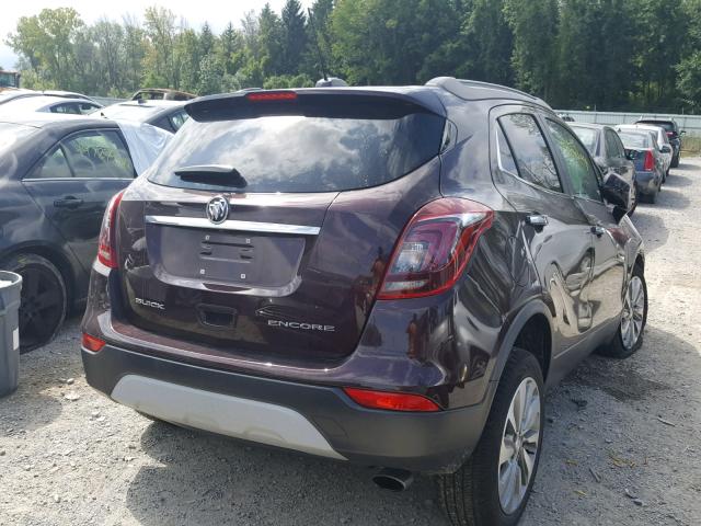 KL4CJASB6HB125108 - 2017 BUICK ENCORE PRE RED photo 4