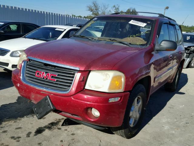 1GKDS13S922294198 - 2002 GMC ENVOY RED photo 2