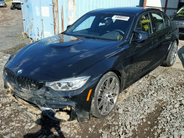 WBS8M9C33H5G84845 - 2017 BMW M3 BLACK photo 2