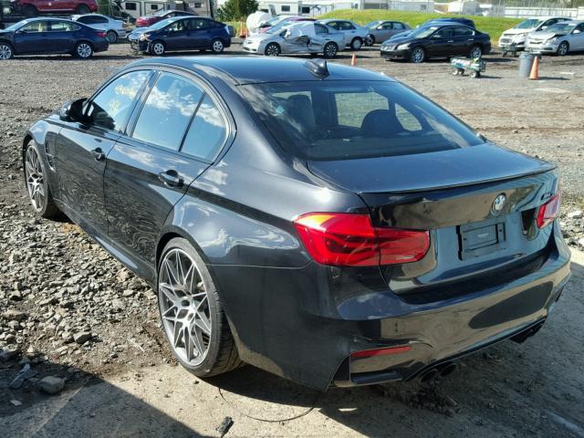 WBS8M9C33H5G84845 - 2017 BMW M3 BLACK photo 3