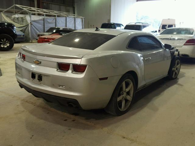 2G1FB1E38C9202598 - 2012 CHEVROLET CAMARO LT SILVER photo 4