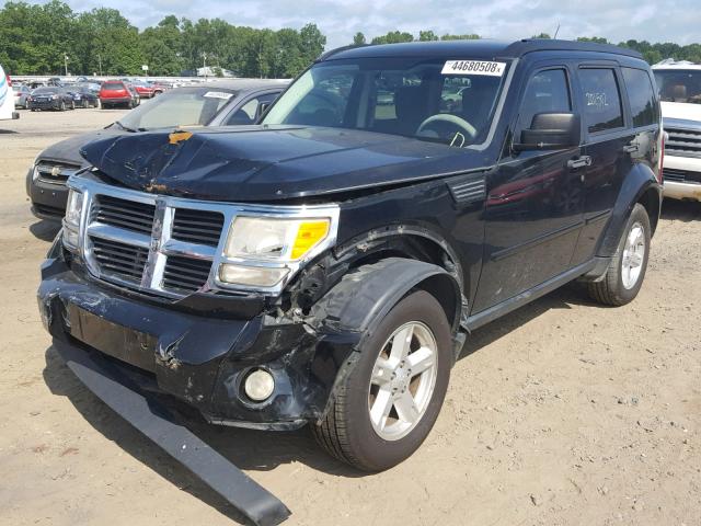 1D8GU58K87W666909 - 2007 DODGE NITRO SLT BLACK photo 2