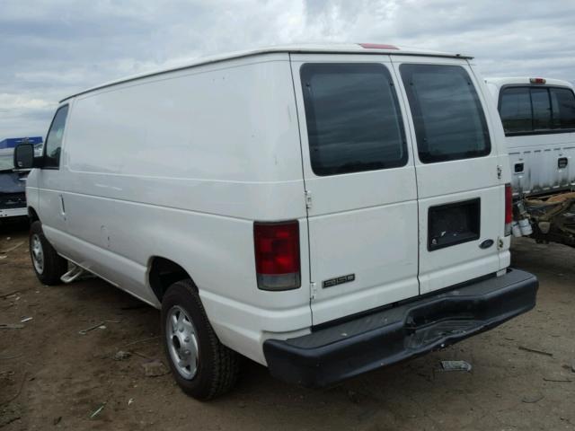 1FTNE14W47DB27445 - 2007 FORD ECONOLINE WHITE photo 3