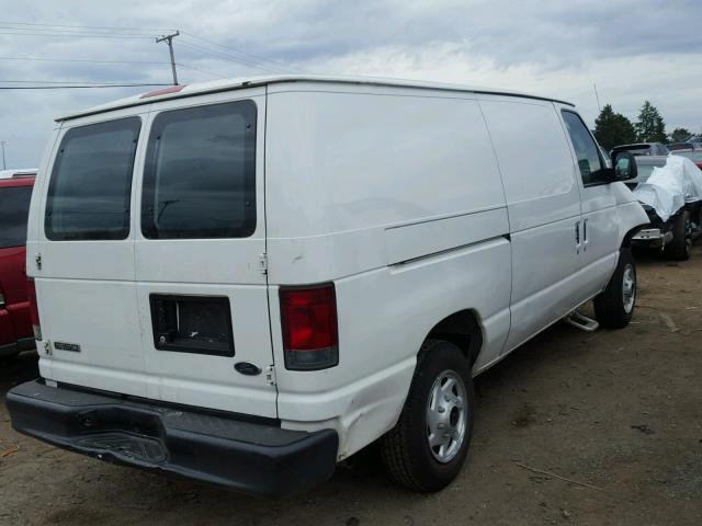 1FTNE14W47DB27445 - 2007 FORD ECONOLINE WHITE photo 4