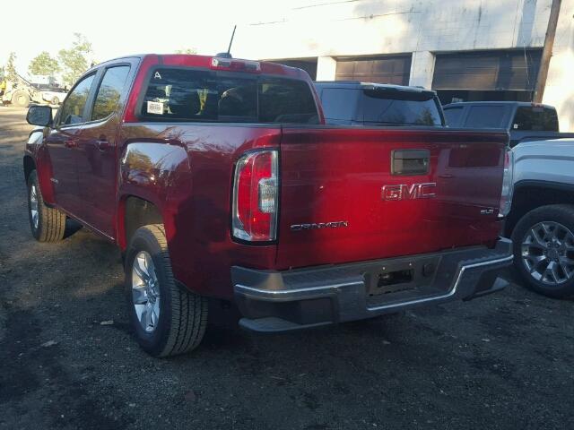 1GTG5CEN4H1248599 - 2017 GMC CANYON SLE RED photo 3