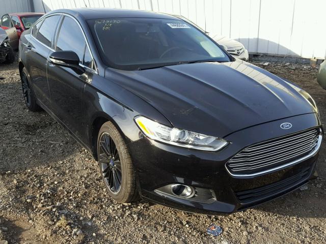 3FA6P0HD5GR378635 - 2016 FORD FUSION SE BLACK photo 1