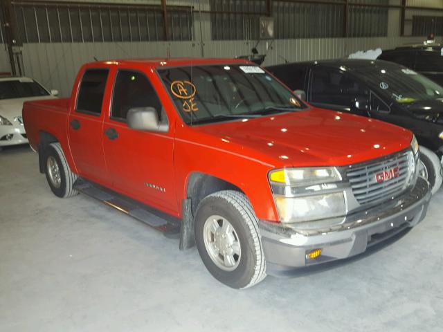 1GTCS136448118119 - 2004 GMC CANYON RED photo 1