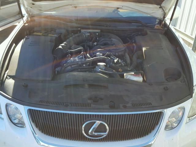 JTHBE96S870027558 - 2007 LEXUS GS 350 WHITE photo 7