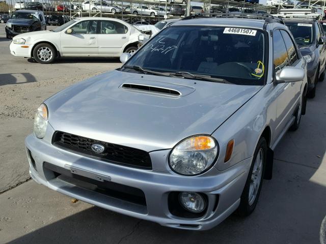 JF1GG29613G803723 - 2003 SUBARU IMPREZA SILVER photo 2