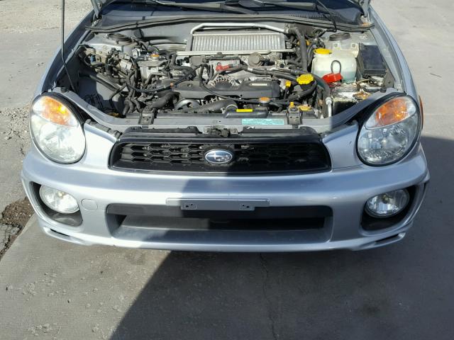 JF1GG29613G803723 - 2003 SUBARU IMPREZA SILVER photo 7