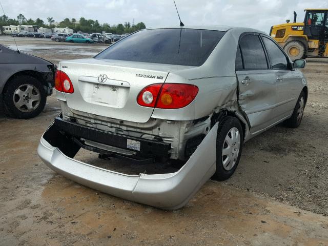 JTDBR32E732015919 - 2003 TOYOTA COROLLA GRAY photo 4