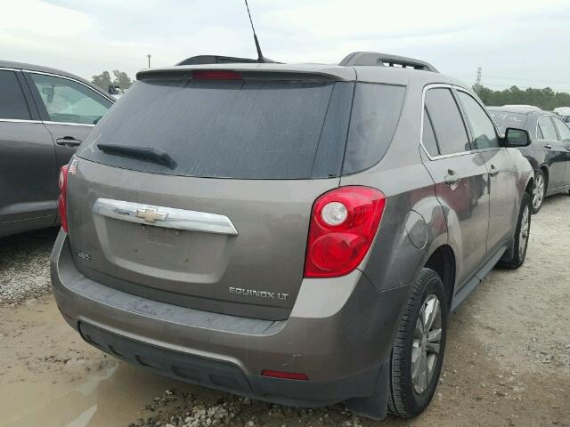 2CNALDEC2B6352038 - 2011 CHEVROLET EQUINOX LT BROWN photo 4