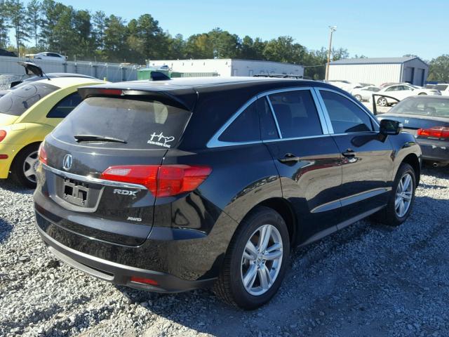 5J8TB4H50FL026895 - 2015 ACURA RDX BLACK photo 4