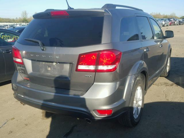 3C4PDCBG5DT634668 - 2013 DODGE JOURNEY SX GRAY photo 4