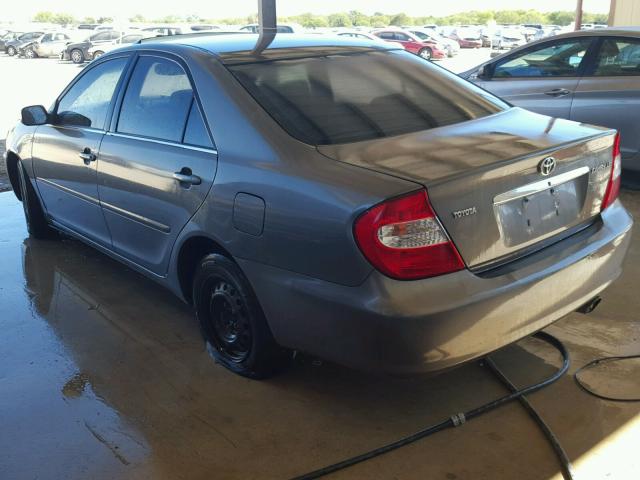 4T1BE32K94U921024 - 2004 TOYOTA CAMRY LE 灰色 照片 3