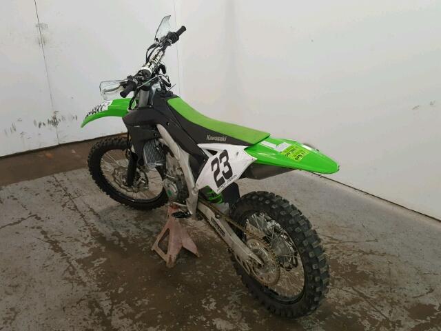 JKAKXGHC5GA007052 - 2016 KAWASAKI KX450 F GREEN photo 3