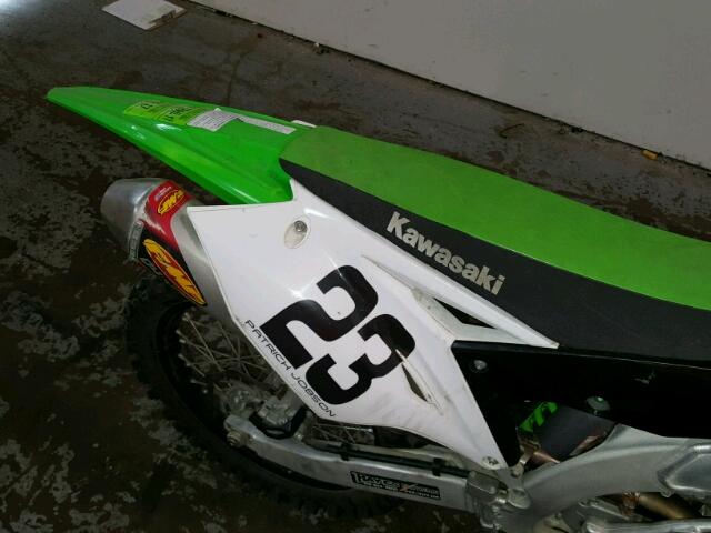 JKAKXGHC5GA007052 - 2016 KAWASAKI KX450 F GREEN photo 6