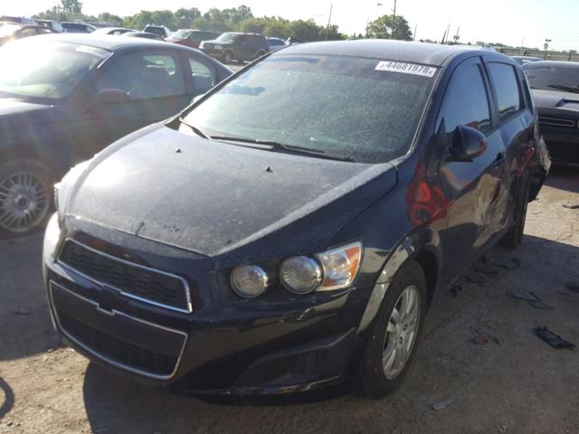 1G1JA6SHXC4120157 - 2012 CHEVROLET SONIC LS BLACK photo 2