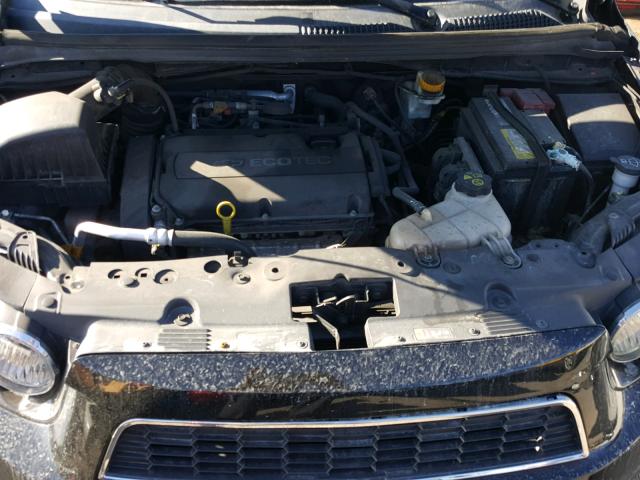 1G1JA6SHXC4120157 - 2012 CHEVROLET SONIC LS BLACK photo 7