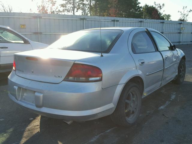 1C3EL56U11N606100 - 2001 CHRYSLER SEBRING SILVER photo 4