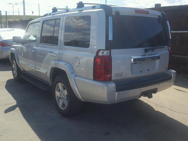1J8HG58NX6C364728 - 2006 JEEP COMMANDER SILVER photo 9