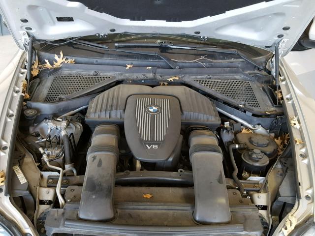 5UXFE83569L171444 - 2009 BMW X5 XDRIVE4 رمادي صورة 7