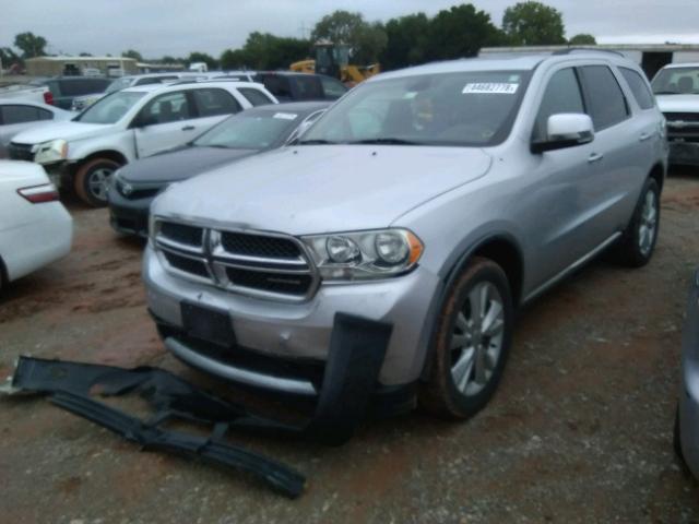 1D4RE4GG7BC672340 - 2011 DODGE DURANGO CR SILVER photo 2