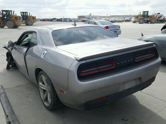 2C3CDZAT4FH722966 - 2015 DODGE CHALLENGER SILVER photo 3