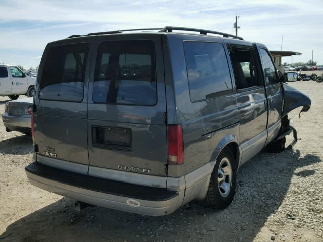 1GNDM19W5XB192458 - 1999 CHEVROLET ASTRO GRAY photo 4