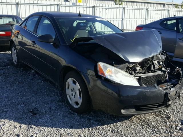 1G2ZF57B184254903 - 2008 PONTIAC G6 VALUE L BLACK photo 1