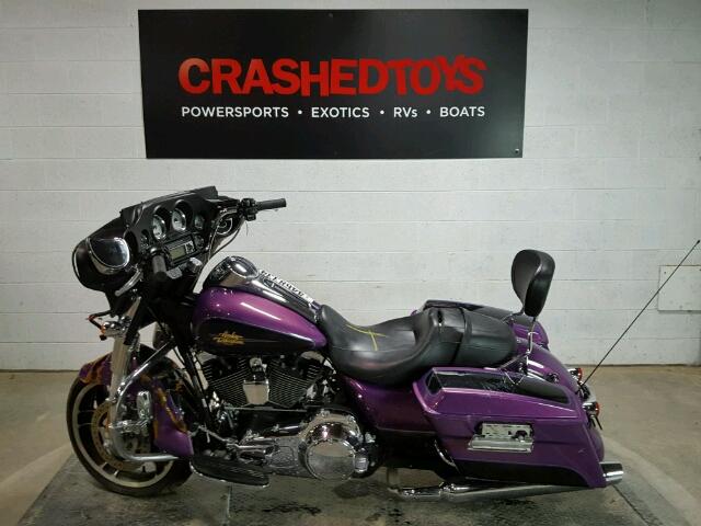 1HD1KB41XBB614802 - 2011 HARLEY-DAVIDSON FLHX PURPLE photo 3