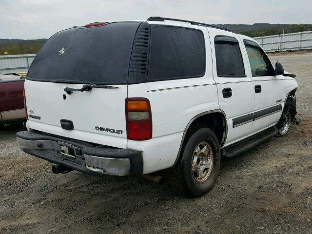 1GNEK13V13J109215 - 2003 CHEVROLET TAHOE K150 WHITE photo 4