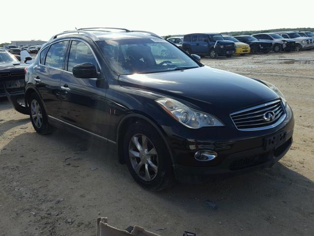 JNKAJ09E68M303318 - 2008 INFINITI EX35 BASE BLACK photo 1