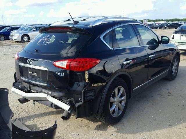 JNKAJ09E68M303318 - 2008 INFINITI EX35 BASE BLACK photo 4