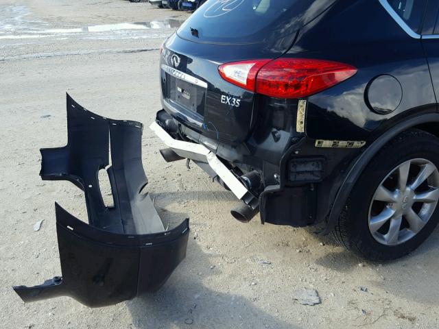 JNKAJ09E68M303318 - 2008 INFINITI EX35 BASE BLACK photo 9