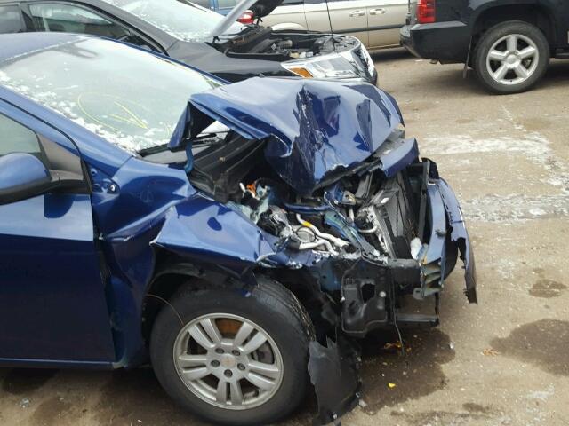 1G1JA6SH3D4246815 - 2013 CHEVROLET SONIC LS 蓝色 照片 10