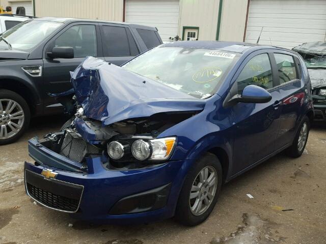 1G1JA6SH3D4246815 - 2013 CHEVROLET SONIC LS 蓝色 照片 2