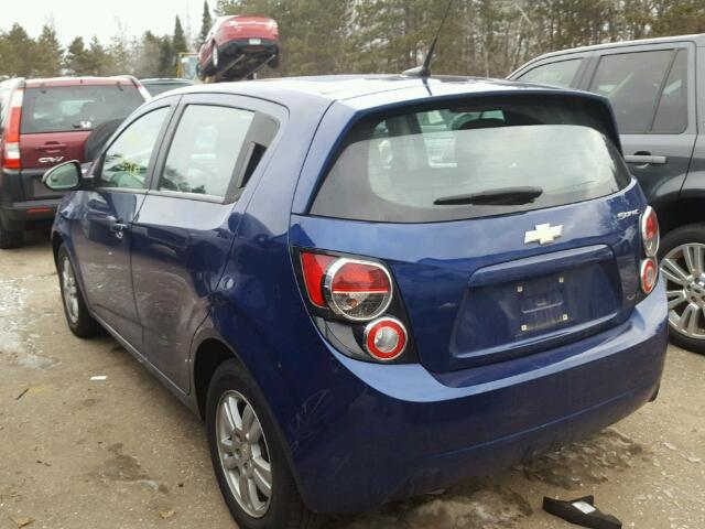 1G1JA6SH3D4246815 - 2013 CHEVROLET SONIC LS 蓝色 照片 3