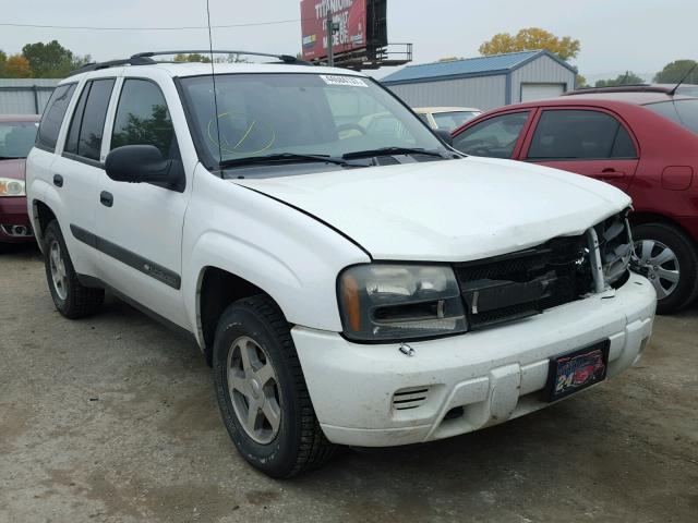 1GNDT13S942421258 - 2004 CHEVROLET TRAILBLAZE WHITE photo 1