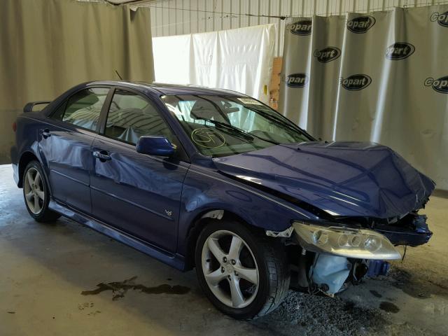 1YVHP80D655M10192 - 2005 MAZDA 6 BLUE photo 1