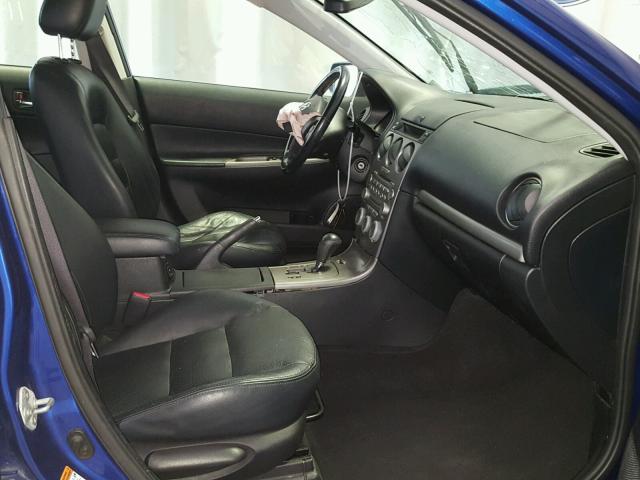 1YVHP80D655M10192 - 2005 MAZDA 6 BLUE photo 5