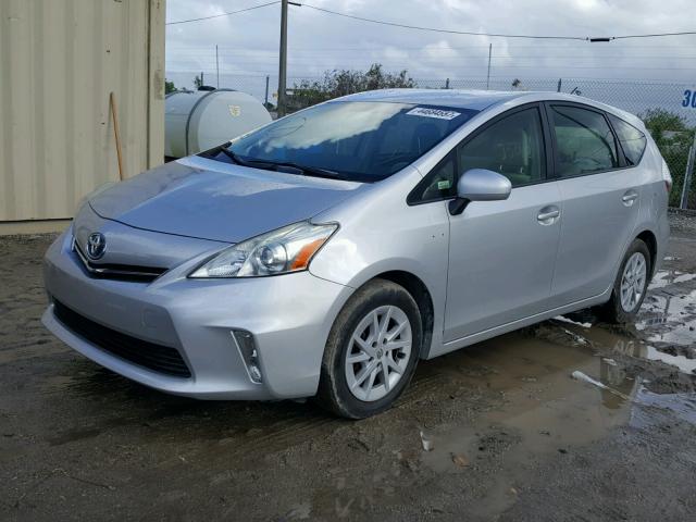 JTDZN3EU2D3284225 - 2013 TOYOTA PRIUS V SILVER photo 2