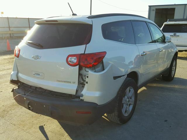 1GNKRJED1CJ143979 - 2012 CHEVROLET TRAVERSE L WHITE photo 4