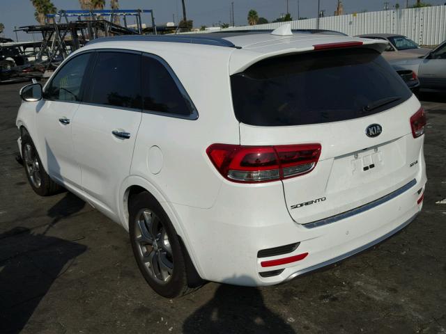 5XYPK4A5XHG300810 - 2017 KIA SORENTO SX WHITE photo 3