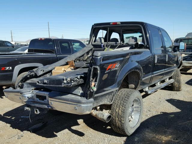 1FTNW21P24EA47017 - 2004 FORD F250 SUPER BLACK photo 4