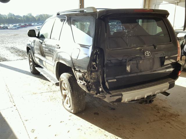 JTEBT14R548010671 - 2004 TOYOTA 4RUNNER SR BLACK photo 3