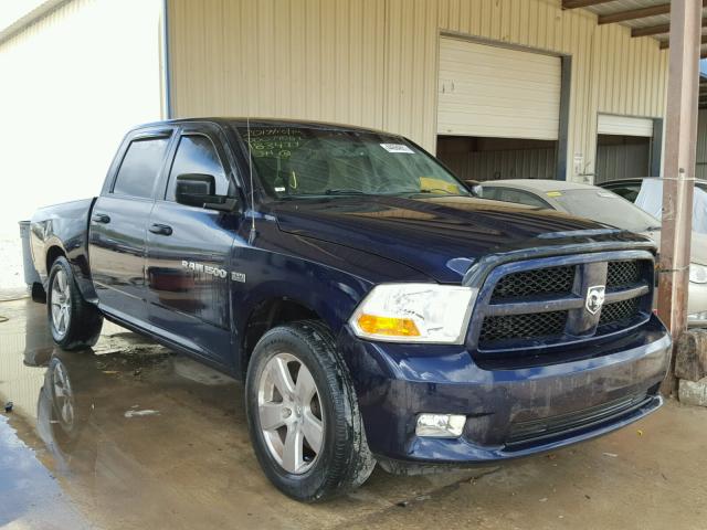 1C6RD6KT1CS183477 - 2012 DODGE RAM 1500 S BLACK photo 1